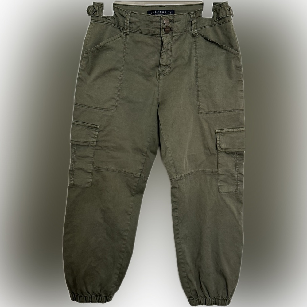 Women’s Sanctuary Terrain cropped Cargo Pants
Camo Green, Size 27